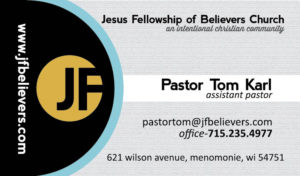 Church Employee Business Card